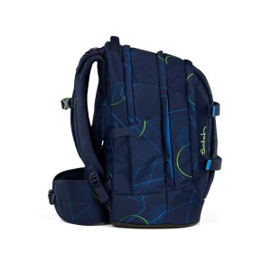 Satch Pack Schulrucksack blue tech